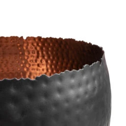 Hammered Bowl - Black With Copper -Plant Promotion Store Hammered Bowl Black with Copper SWATCH 2