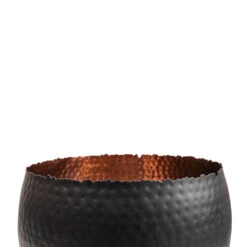 Hammered Bowl - Black With Copper -Plant Promotion Store Hammered Bowl Black with Copper SWATCH 3