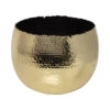 Hammered Bowl - Gold With Black -Plant Promotion Store Hammered Bowl Gold Black30cm