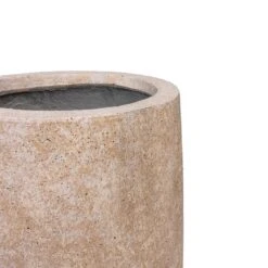 Harith High Mineral Planter - Travertine -Plant Promotion Store Harith High Mineral Planter Travertine 28x33cm