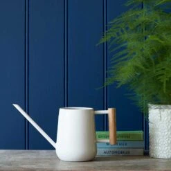 Indoor Watering Can 0.7L - Stone With Beech Handle 10 Indoor Watering Can 0.7L - Stone With Beech Handle -Plant Promotion Store Indoor Watering Can 0 7L Stone Beech HandleLS1