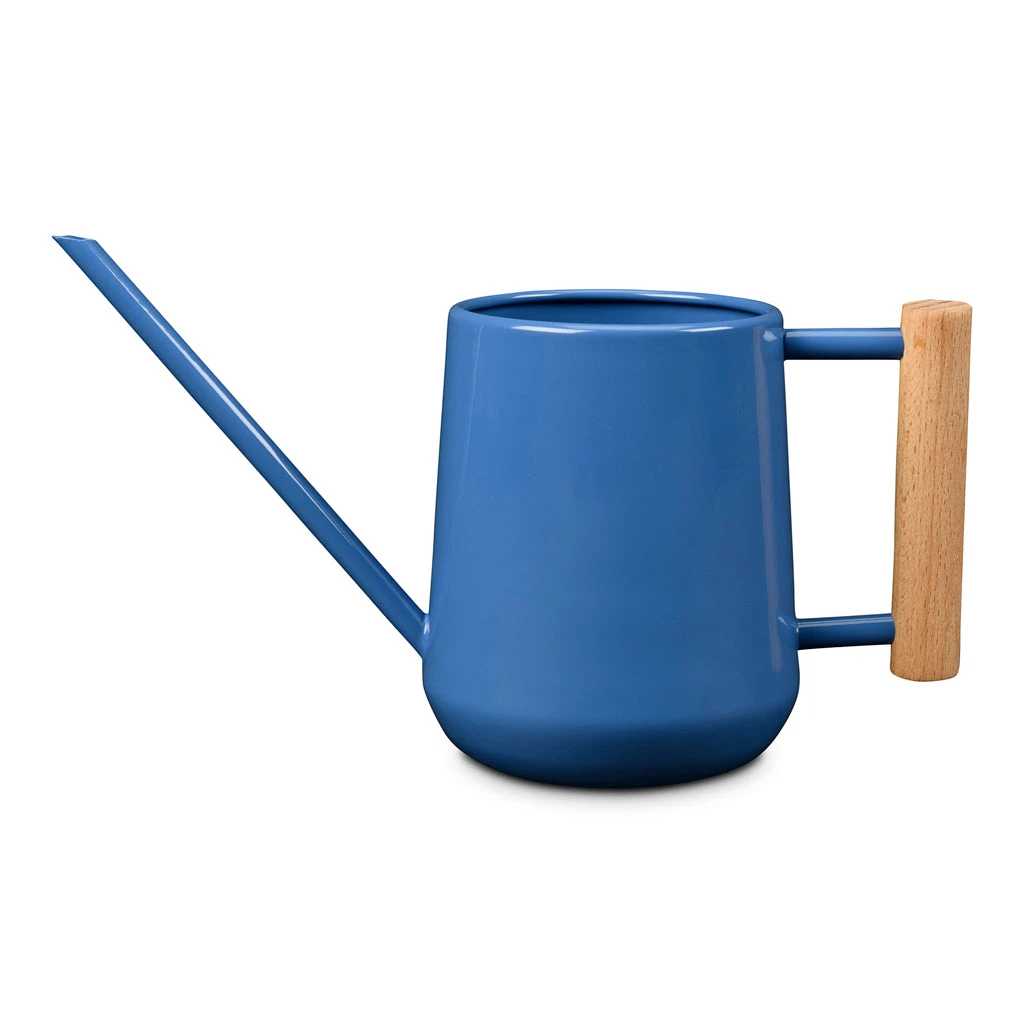Indoor Watering Can 0.7L - Cotswold Blue With Beech Handle 3 Indoor Watering Can 0.7L - Cotswold Blue With Beech Handle