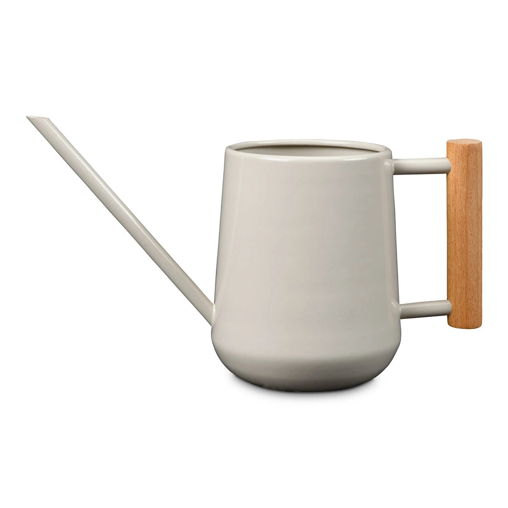 Indoor Watering Can 0.7L - Mushroom With Beech Handle 3 Indoor Watering Can 0.7L - Mushroom With Beech Handle