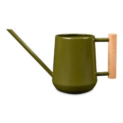 Indoor Watering Can 0.7L - Olive With Beech Handle
