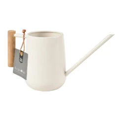 Indoor Watering Can 0.7L - Stone With Beech Handle 9 Indoor Watering Can 0.7L - Stone With Beech Handle -Plant Promotion Store Indoor Watering Can 07L Stone Beech Handle