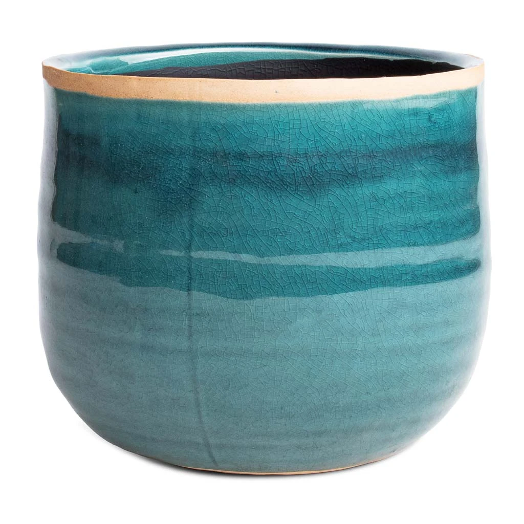 Iris Plant Pot - Turquoise 8 Iris Plant Pot - Turquoise - Image 6