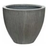 Jesslyn Ridged Plant Pot - Dark Grey 1 Jesslyn Ridged Plant Pot - Dark Grey -Plant Promotion Store Jesslyn Plant Pot Ridged Dark Grey