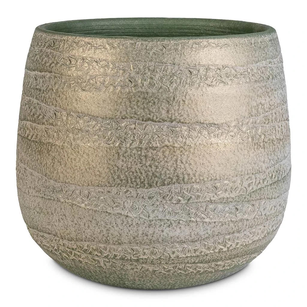 Joyce Plant Pot - Shiny Olive 9 Joyce Plant Pot - Shiny Olive - Image 7