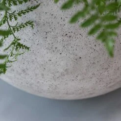 Jumbo Orb Planter - Stone Washed 16 Jumbo Orb Planter - Stone Washed -Plant Promotion Store Jumbo Orb Planter Stone Washed Close Up Indoor
