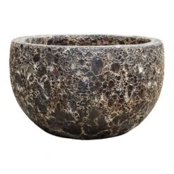 Lava Bowl Relic Planter - Black
