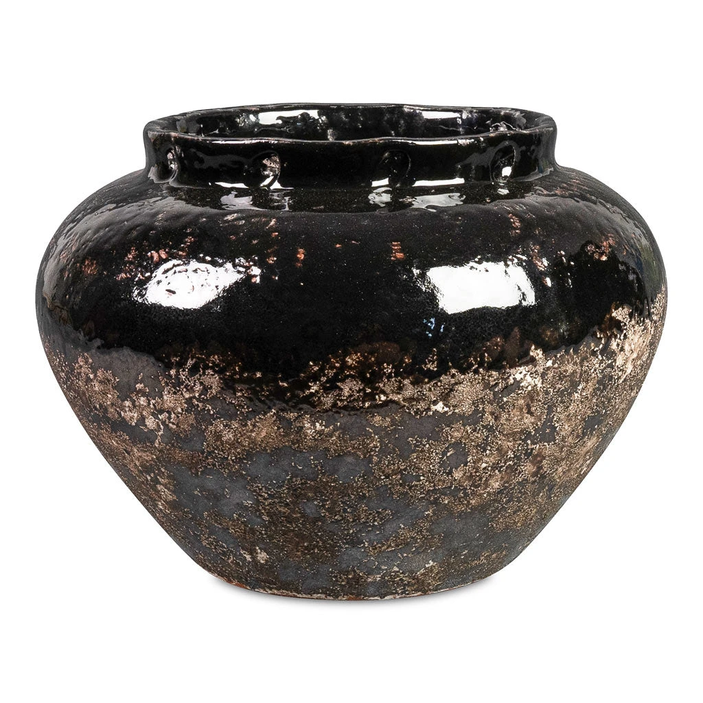 Lindy Jar Plant Pot - Black 3 Lindy Jar Plant Pot - Black
