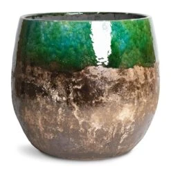 Lindy Plant Pot - Black Green 31 Lindy Plant Pot - Black Green -Plant Promotion Store Lindy Plant Pot Black Green 30x25 1