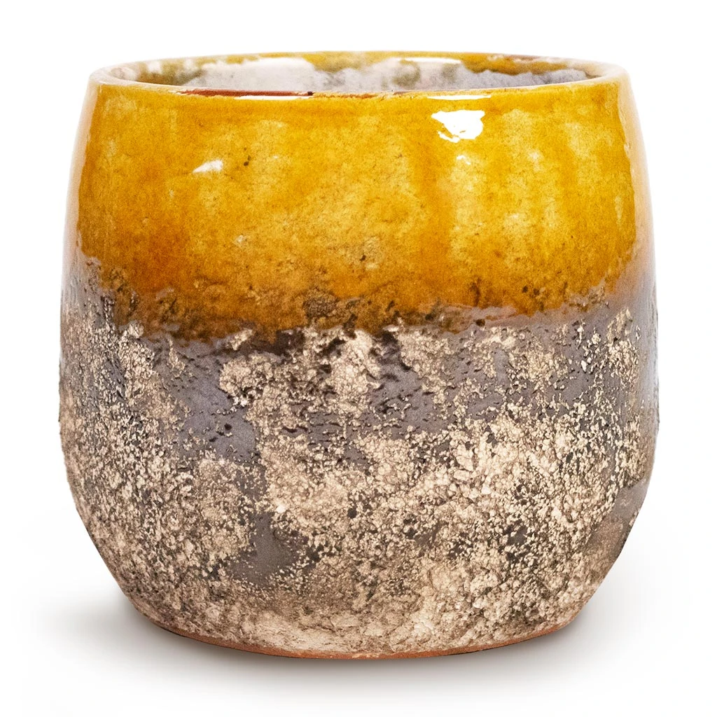 Lindy Plant Pot - Ochre 7 Lindy Plant Pot - Ochre - Image 5