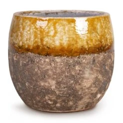 Lindy Plant Pot - Ochre 32 Lindy Plant Pot - Ochre -Plant Promotion Store Lindy Plant Pot Ochre 19x16cm