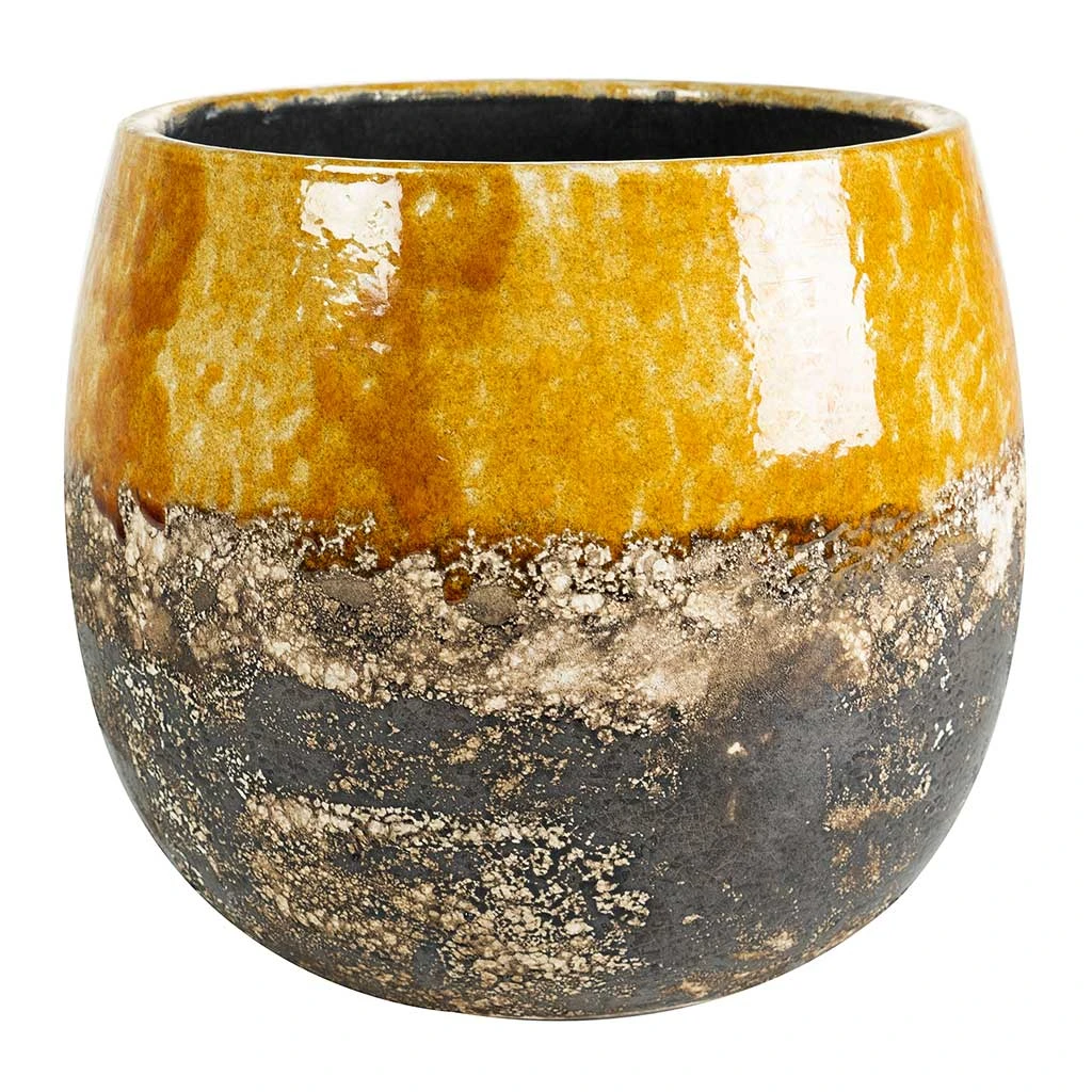 Lindy Plant Pot - Ochre 17 Lindy Plant Pot - Ochre - Image 15