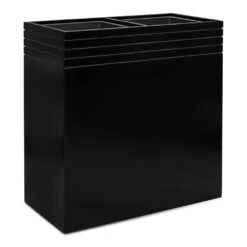 Line-Up Rectangle Planter - Matt Black -Plant Promotion Store Line Up Rectangle Planter Matt Black 74x38x75cm