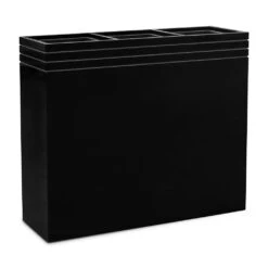 Line-Up Rectangle Planter - Matt Black -Plant Promotion Store Line Up Rectangle Planter Matt Black 88x30x75cm