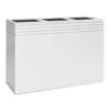 Line-Up Rectangle Planter - Matt White 1 Line-Up Rectangle Planter - Matt White -Plant Promotion Store Line Up Rectangle Planter Matt White 110x38x75cm