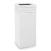 Line-Up Tall Square Planter - Matt White 1 Line-Up Tall Square Planter - Matt White -Plant Promotion Store Line Up Tall Square Planter Matt White 30x30x75cm