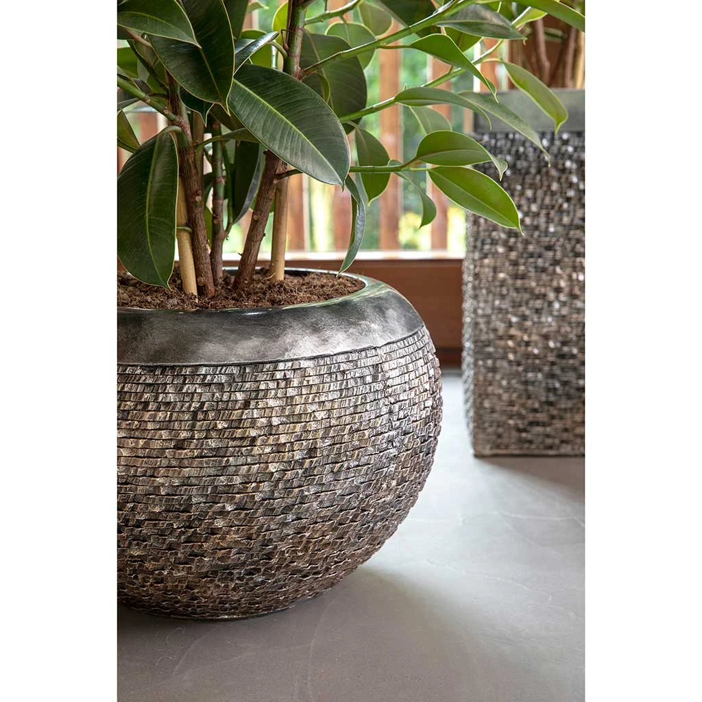 Luxe Lite Layer Globe Planter - Bronze 4 Luxe Lite Layer Globe Planter - Bronze - Image 2