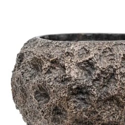 Luxe Lite Moon Globe Planter - Bronze 16 Luxe Lite Moon Globe Planter - Bronze -Plant Promotion Store Luxe Lite Moon Globe Planter Bronze Close Up