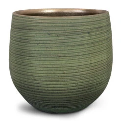 Lydia Plant Pot - Shiny Green -Plant Promotion Store Lydia Plant Pot Shiny Green 26x26cm