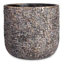 Maxim Plant Pot - Shiny Earth -Plant Promotion Store Maxim Plant Pot Shiny Earth 20x17cm