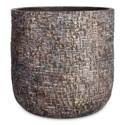 Maxim Plant Pot - Shiny Earth -Plant Promotion Store Maxim Plant Pot Shiny Earth 24x22cm