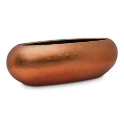 Metallic Boat Planter - Matt Copper 19 Metallic Boat Planter - Matt Copper -Plant Promotion Store Metallic Boat Planter Matt Copper 75x30x25cm