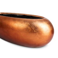 Metallic Boat Planter - Matt Copper 14 Metallic Boat Planter - Matt Copper -Plant Promotion Store Metallic Boat Planter Matt Copper SWATCH 4
