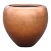 Metallic Couple Plant Pot - Matt Copper