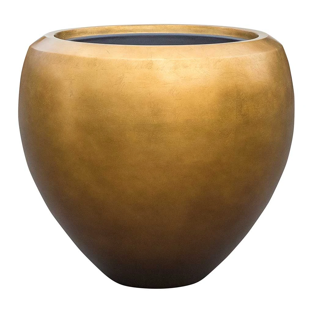 Metallic Couple Plant Pot - Matt Honey 3 Metallic Couple Plant Pot - Matt Honey