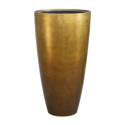 Metallic Partner Planter - Matt Honey 12 Metallic Partner Planter - Matt Honey -Plant Promotion Store Metallic Partner Planter Matt Honey 49x90cm