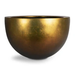 Metallic Plant Bowl - Matt Honey 9 Metallic Plant Bowl - Matt Honey -Plant Promotion Store Metallic Plant Bowl Matt Honey