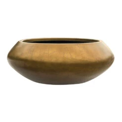 Metallic UFO Plant Bowl - Matt Honey 9 Metallic UFO Plant Bowl - Matt Honey -Plant Promotion Store Metallic UFO Plant Bowl Matt Honey 55x22cm