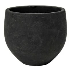 Mini Orb Kevan Plant Pot - Black Washed -Plant Promotion Store Mini Orb Kevan Plant Pot Black Washed Small