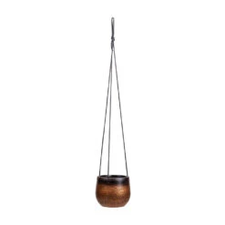 Mya Hanging Planter - Shiny Mocha 14 Mya Hanging Planter - Shiny Mocha -Plant Promotion Store Mya Hanging Planter Shiny Mocha 15x13cm