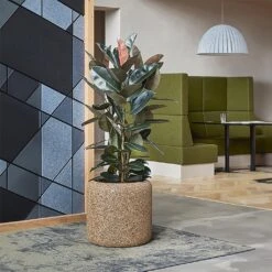 Naturescast Cylinder Planter - Natural -Plant Promotion Store Naturescast Cylinder Planter Natural Lifestyle