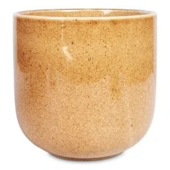 Nine Plant Pot - Caramel 21 Nine Plant Pot - Caramel -Plant Promotion Store Nine Plant Pot Caramel 22x20cm