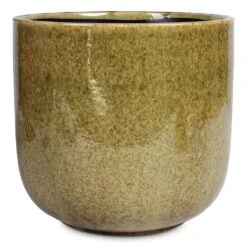 Nine Plant Pot - Olive Green 16 Nine Plant Pot - Olive Green -Plant Promotion Store Nine Plant Pot Olive Green 22x20cm