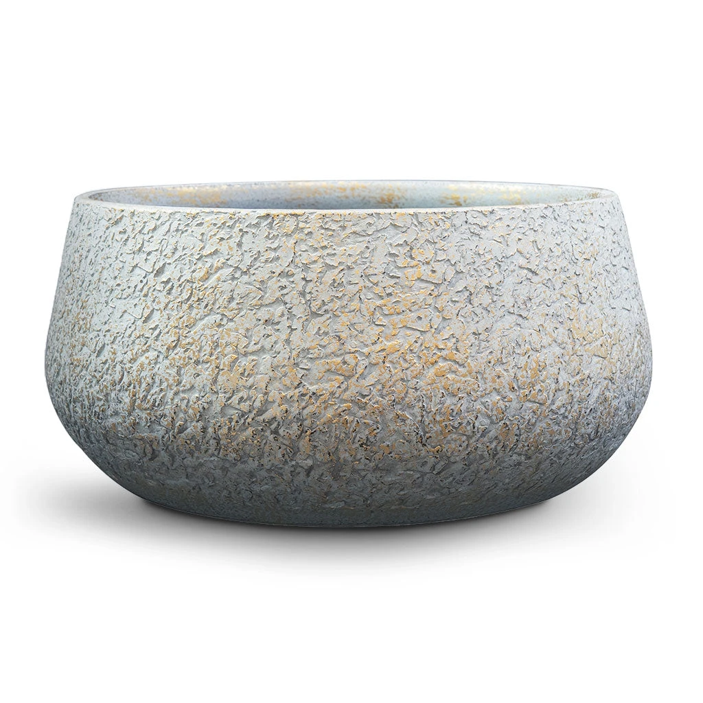 Noor Plant Bowl - Metallic Grey 3 Noor Plant Bowl - Metallic Grey