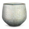 Noor Plant Pot - Metallic Grey -Plant Promotion Store Noor Plant Pot Metallic Grey 23x20cm