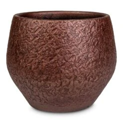 Noor Plant Pot - Velvet Brown -Plant Promotion Store Noor Pot Velvet Brown 16x13cm