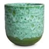 Ocean Glaze Plant Pot - Emerald -Plant Promotion Store Ocean Glaze Plant Pot Emerald 16x16cm