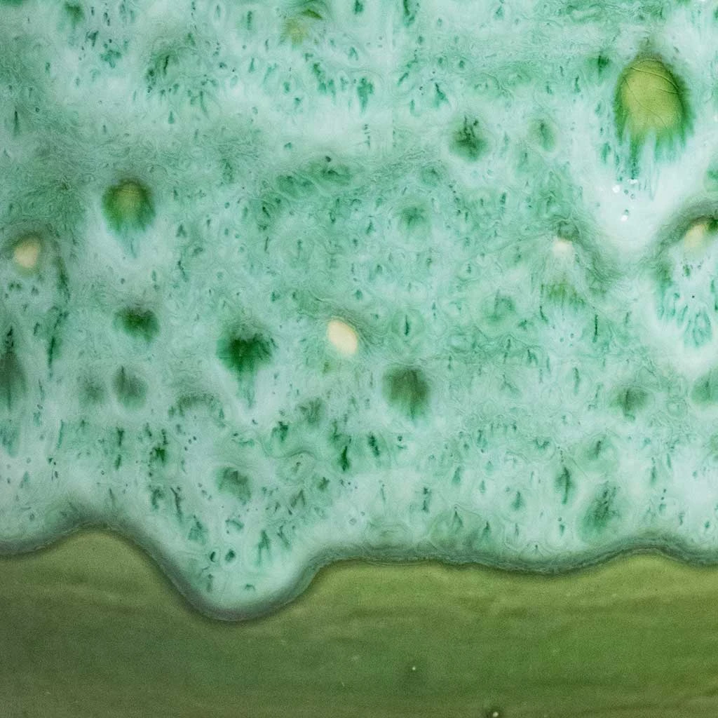 Ocean Glaze Plant Pot - Emerald 11 Ocean Glaze Plant Pot - Emerald - Image 9