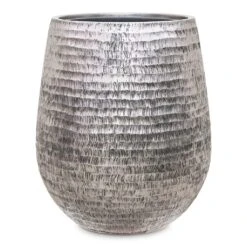 Opus Hammered Darcy Planter - Silver -Plant Promotion Store Opus Hammered Darcy Planter Silver 59x69cm