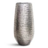 Opus Hammered Tall Darcy Planter - Silver -Plant Promotion Store Opus Hammered Tall Darcy Planter Silver 46x100cm