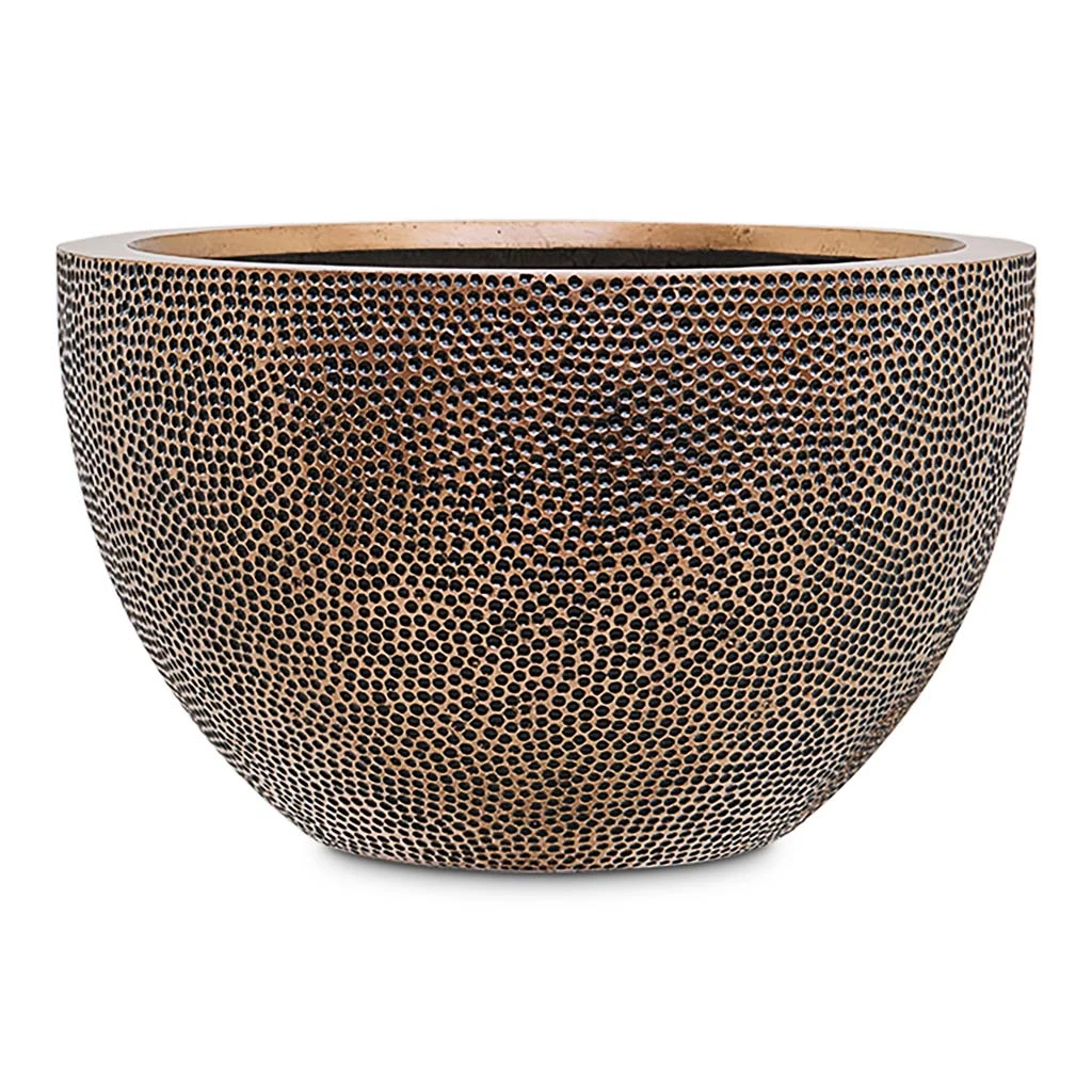 Opus Hit Bowl Planter - Gold 2 Opus Hit Bowl Planter - Gold