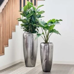 Opus Raw Partner Planter - Silver -Plant Promotion Store Opus Raw Partner Silver1