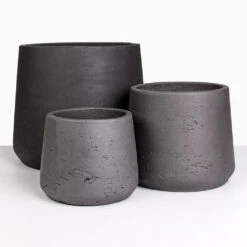 Patt Plant Pot - Black Washed -Plant Promotion Store Patt Black Washed Studio 3
